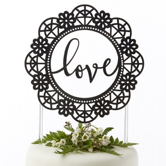 Love Lasercut Cake Topper - Picture 7 of 7